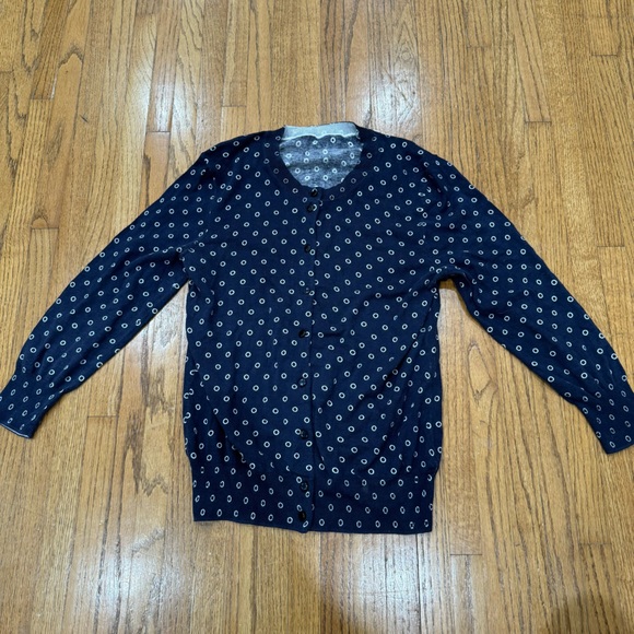 J. Crew 100% Cotton Button Up Cardigan - Picture 4 of 4